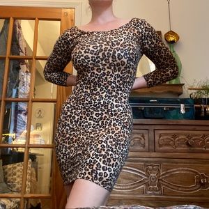 Cheetah Print Guess Dress (Small)